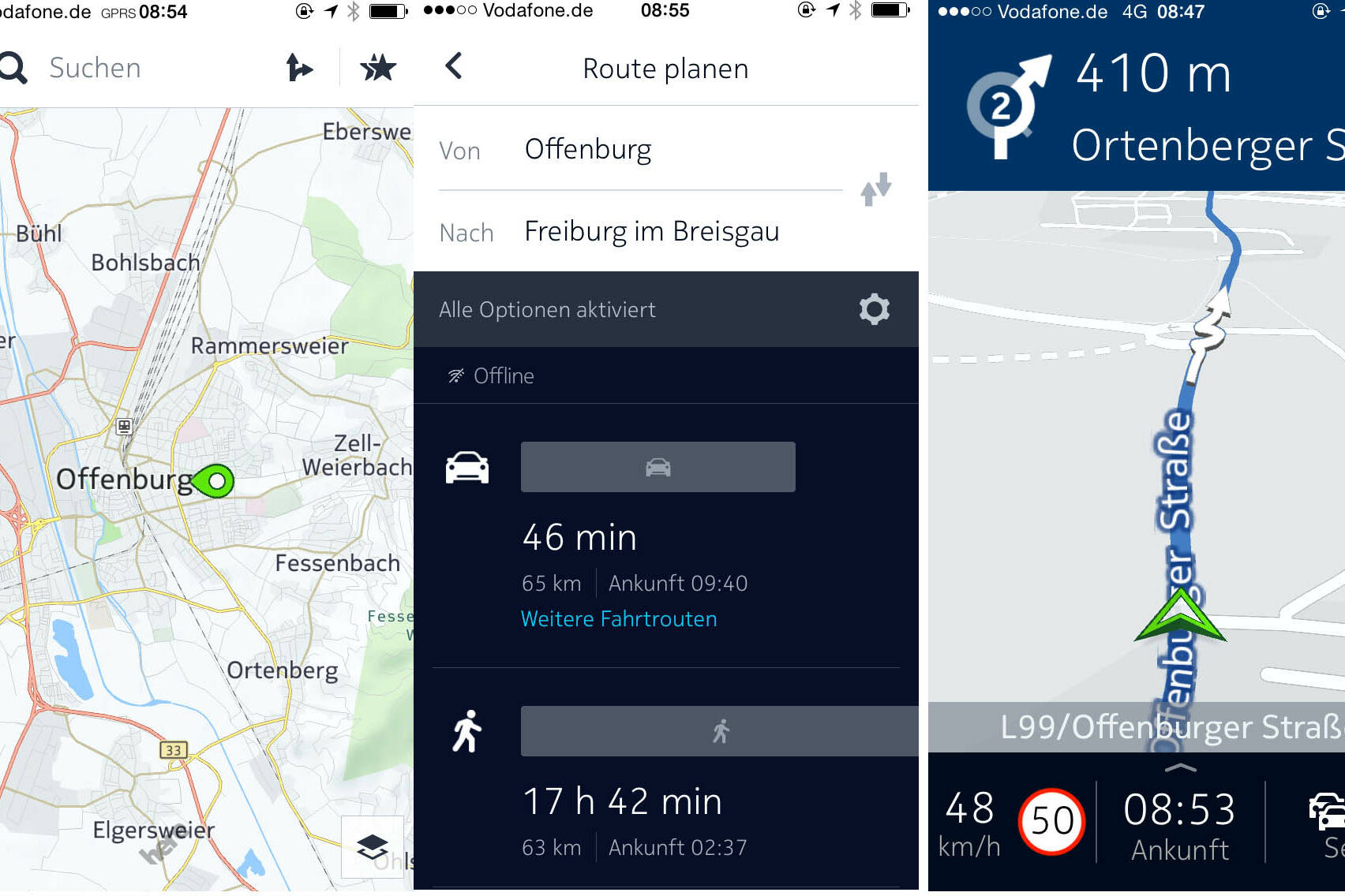 Kostenlose Navigation für alle Smartphones mit Nokia Here Maps 8 der-Autotester