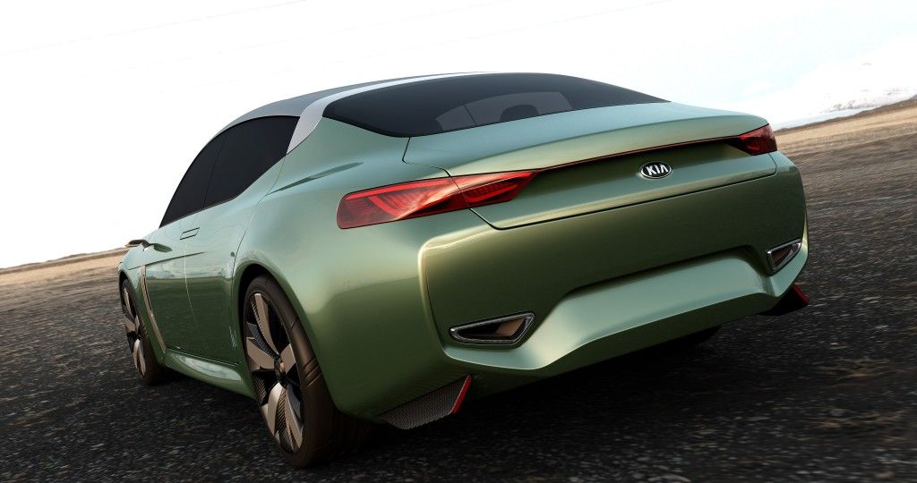 Seoul Motor Show 2015: Weltpremiere der Studie Kia Novo 4 Kia Novo Heck Seite