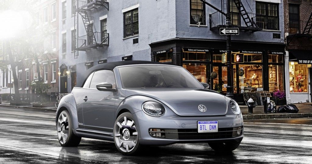New York Motor Show 2015: VW zeigt stylische Beetle Studien 1 Volkswagen Studie Beetle Cabriolet Denim