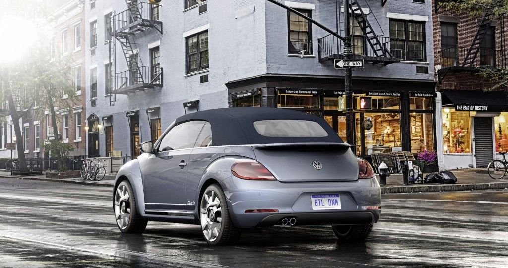 New York Motor Show 2015: VW zeigt stylische Beetle Studien 2 Volkswagen Studie Beetle Cabriolet Denim