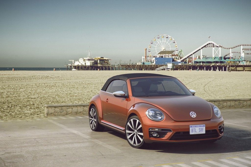 New York Motor Show 2015: VW zeigt stylische Beetle Studien 5 Volkswagen Studie Beetle Cabriolet Wave