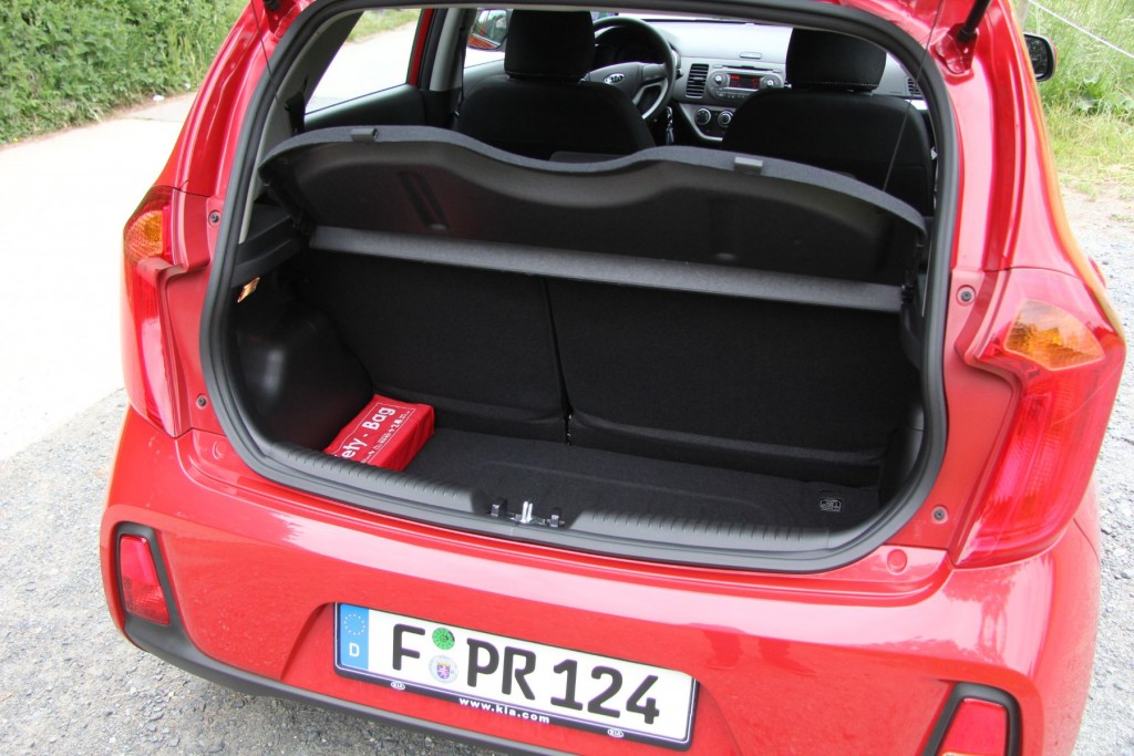 Der überarbeitete Kia Picanto - Frischeres Design und Gasantrieb 8 Kia Picanto Edition 7 Kofferraum
