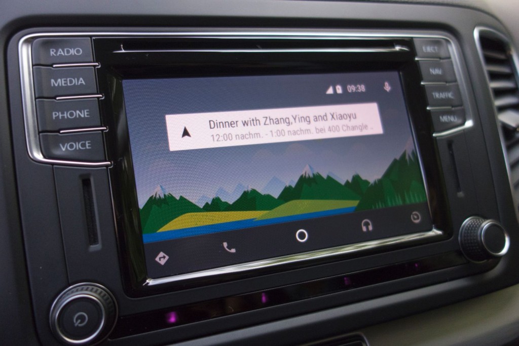 Der Raumgleiter fürs Volk jetzt mit neuster Technik 10 VW Sharan 2015 Android Auto