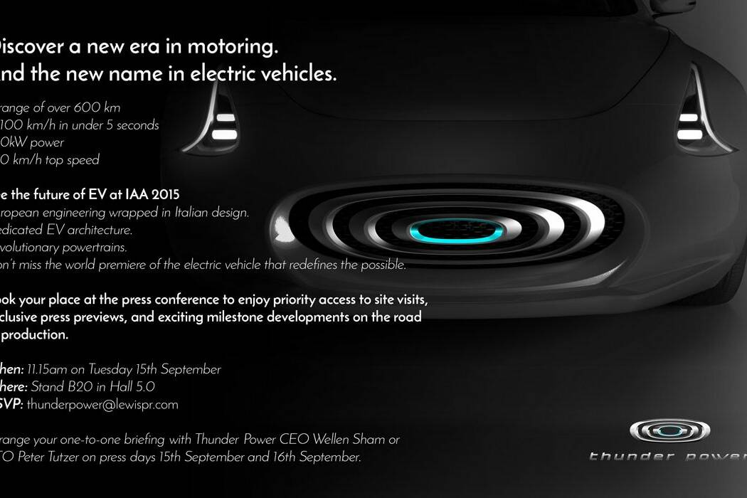 IAA 2015: Automobil-Start-Up kündigt neues innovatives Elektroauto an 2 der-Autotester