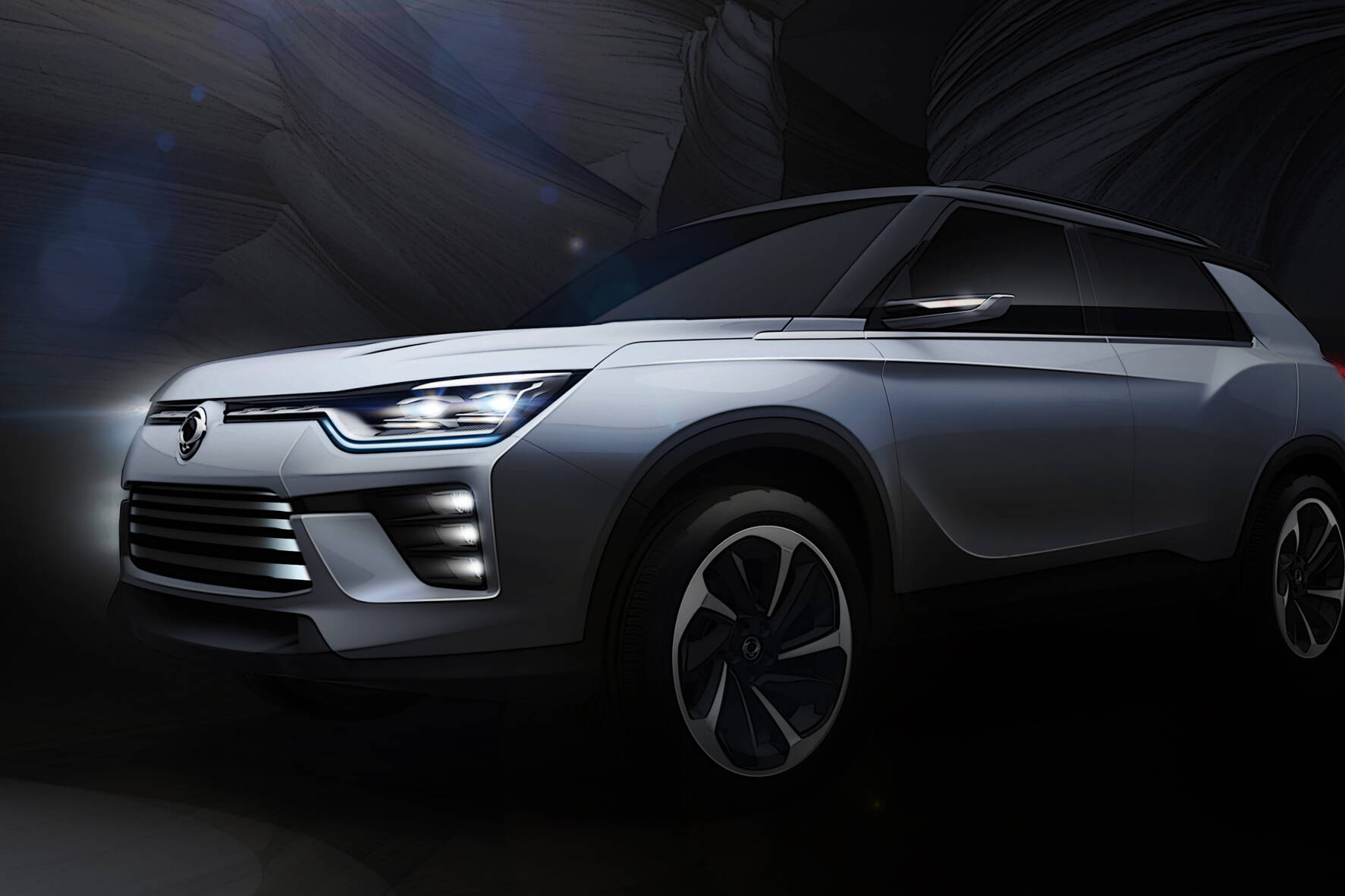 Genf: SsangYong zeigt Crossover-Konzept SIV-2 1 der-Autotester