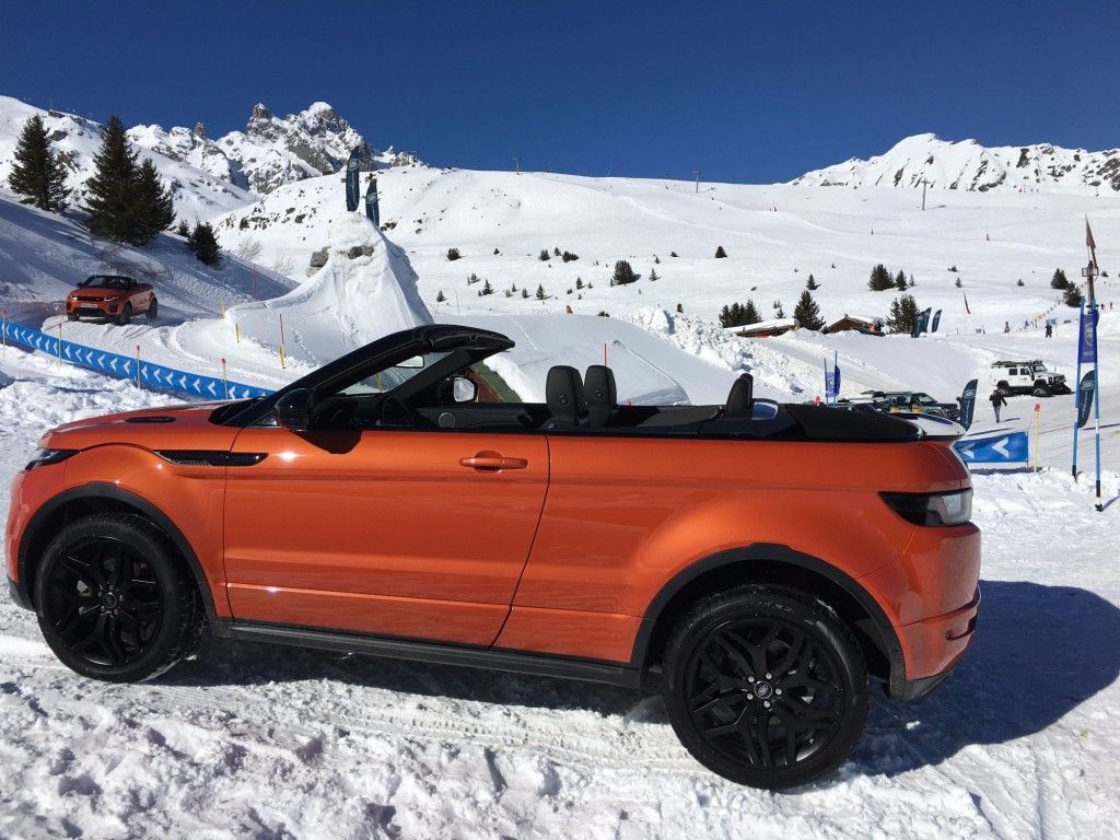 Zehn Cabrios für den Winter-Einsatz 2 Range Rover Evoque Cabrio