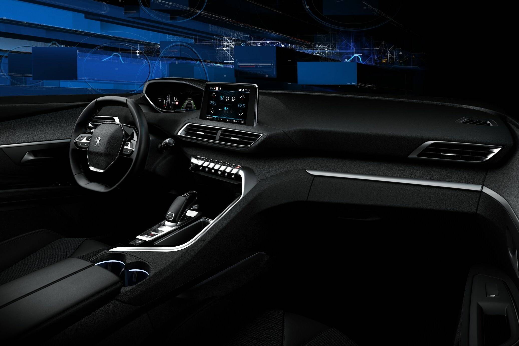 Zukunftsstudie: Neues Peugeot i-Cockpit 5 der-Autotester