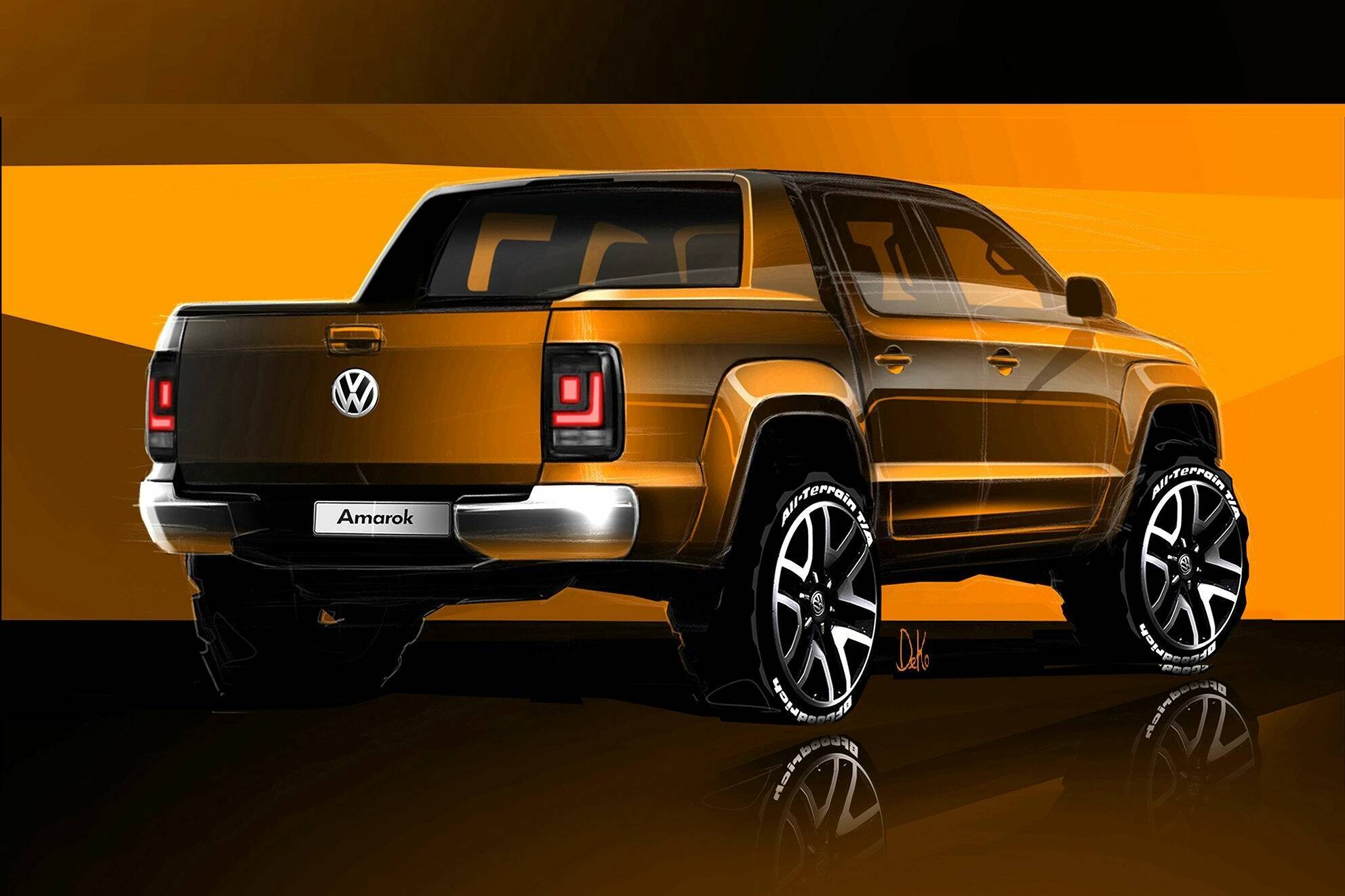 Amarok erhält das aktuelle Volkswagen Design 5 der-Autotester
