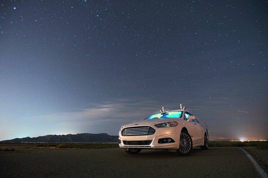 Autonomer Ford Fusion tappt erfolgreich im Dunkeln 21 der-Autotester
