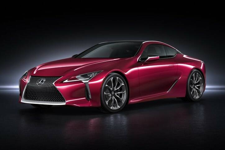Der neue Lexus LC 500 steht Modell 5 der-Autotester