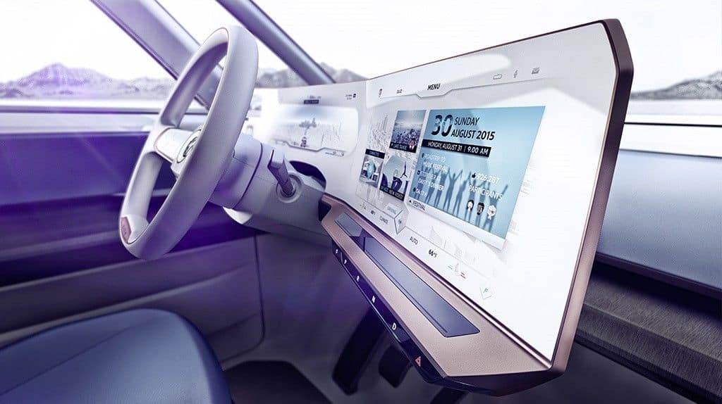 Ausgezeichnet: Innenraum-Konzept des Volkswagen Showcar CES 2016 1 Volkswagen Showcar CES 2016