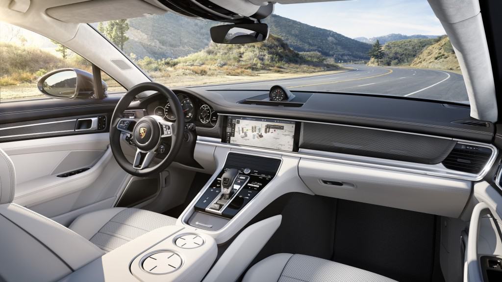Weltpremiere des neuen Porsche Panamera in Berlin 3 Porsche Panamera Innenraum