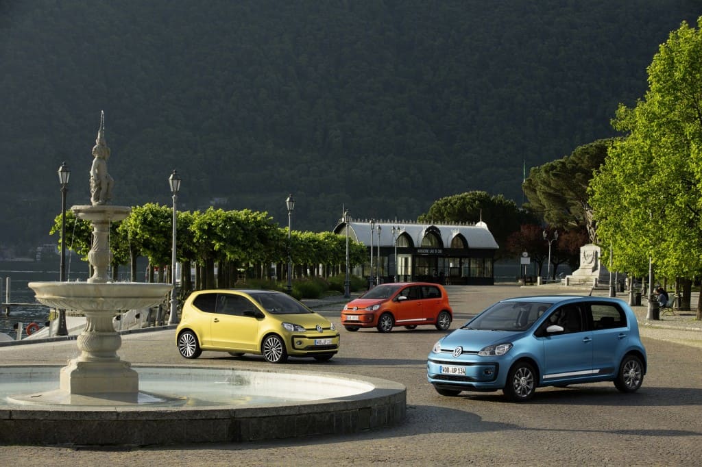 up!-gefahren auf den Kleinstwagen von VW 5 VW UP