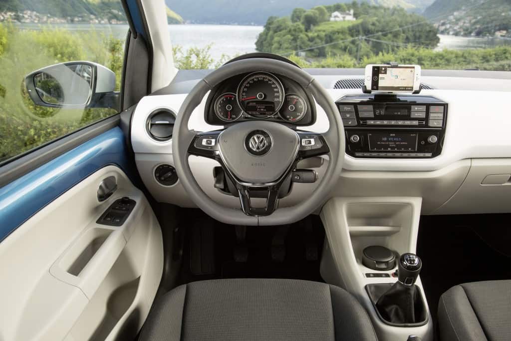 up!-gefahren auf den Kleinstwagen von VW 7 Volkswagen up Innenraum