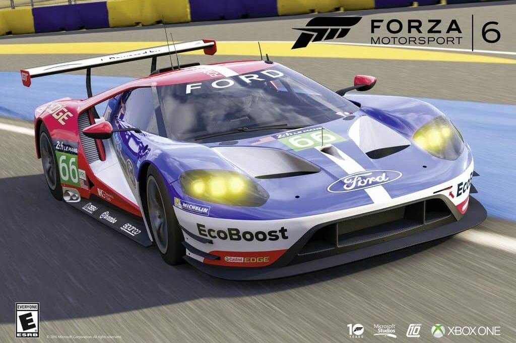 Ford GT Race für die X-Box-One 4 der-Autotester