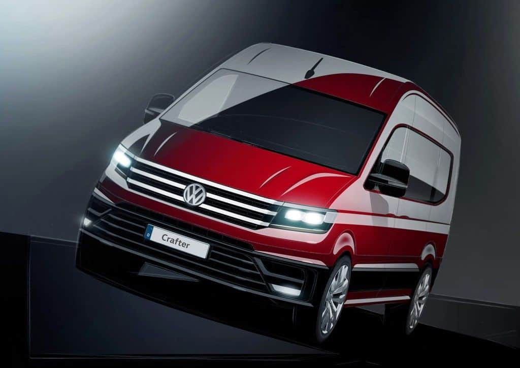 Neuer VW Crafter kommt im Herbst 1 Volkswagen Crafter Front