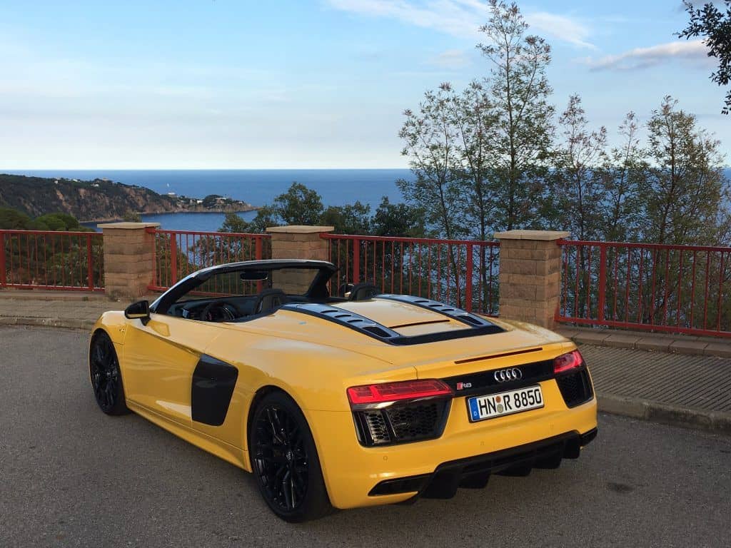 Der neue Audi R8 Spyder - Schiere Kraft und Fahrdynamik treffen auf Frischluftvergnügen 2 Audi R8 Spyder Heck