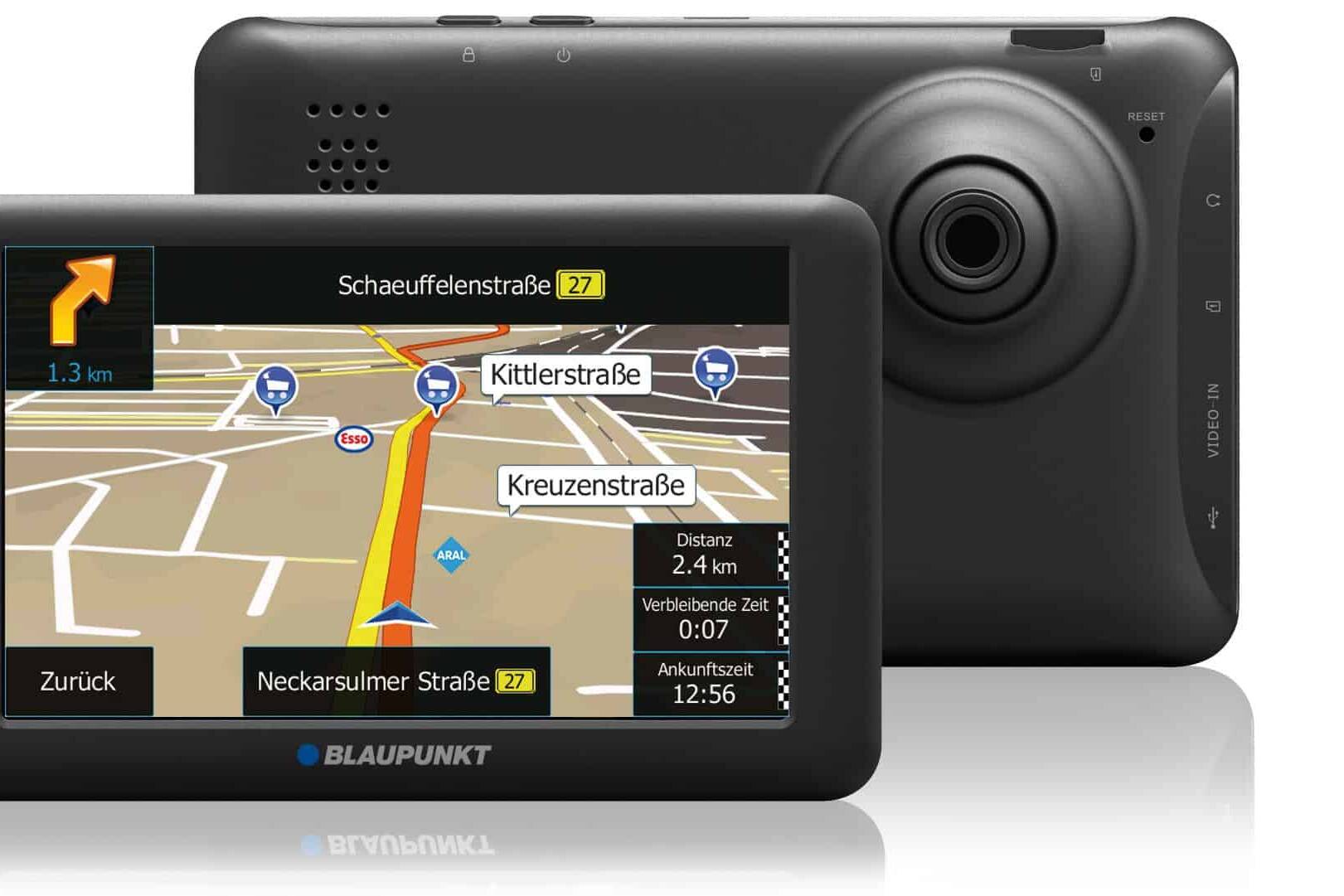Blaupunkt integriert Dashcam in Navi 7 der-Autotester
