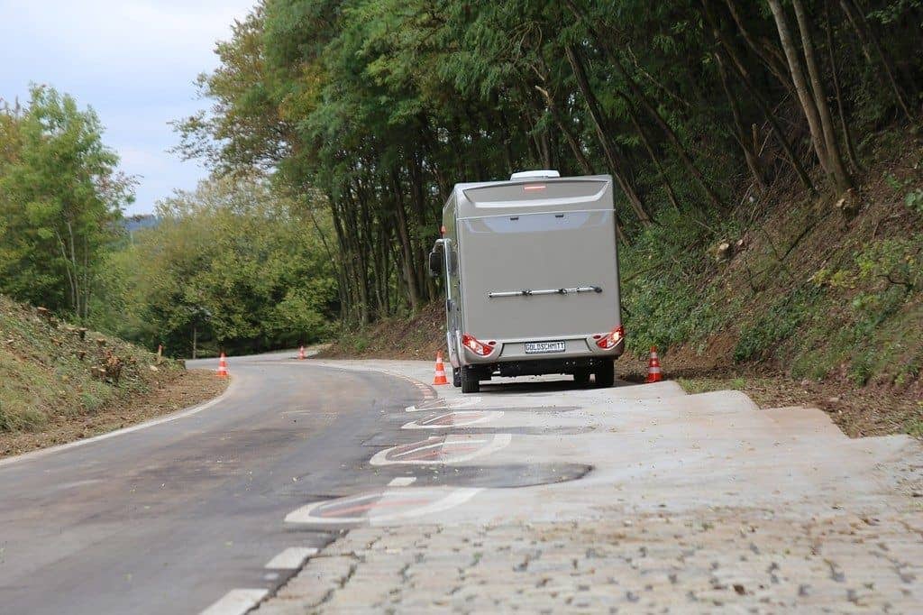 Hymer nimmt Schlechtweg-Teststrecke in Betrieb 1 der-Autotester
