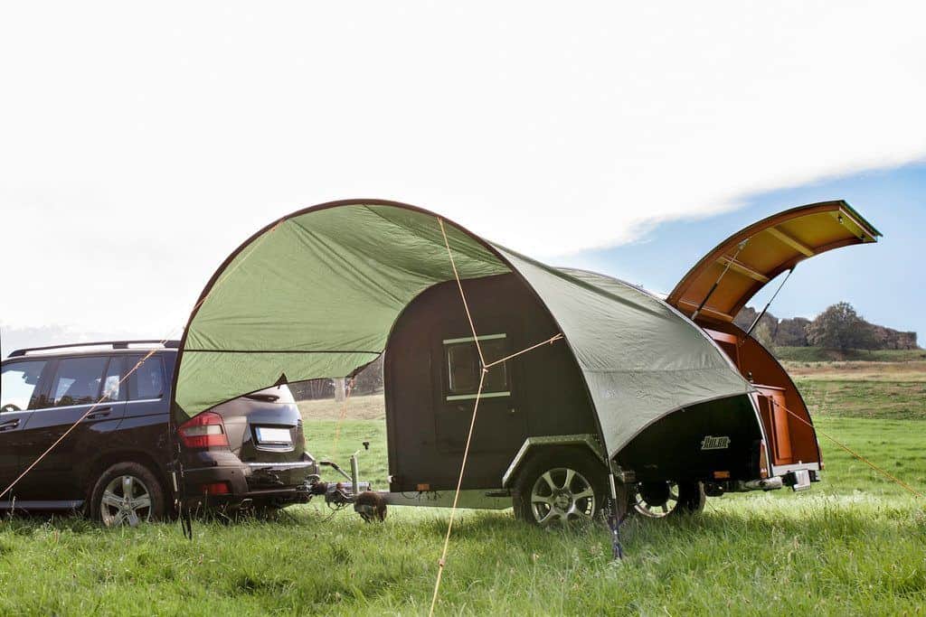 Kulba Teardrop-Trailer: Kleine Träne auf Reisen 4 Kulba Teardrop-Trailer mit Vorzelt