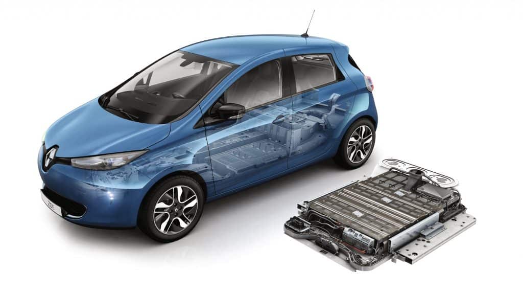 Renault ZOE - Nun mit 400 Kilometer Norm-Reichweite 14 VERSION E2 - SCHEMA BATTERIE - PACK BLEU