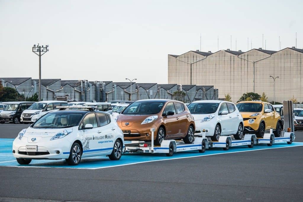 Nissan Leaf im Werksverkehr im Einsatz 3 der-Autotester