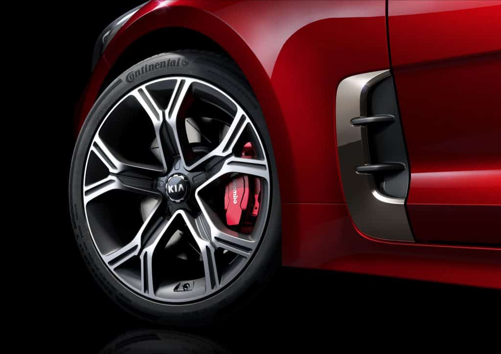 Weltpremiere in Detroit: Kia Stinger 4 Kia Stinger Felge