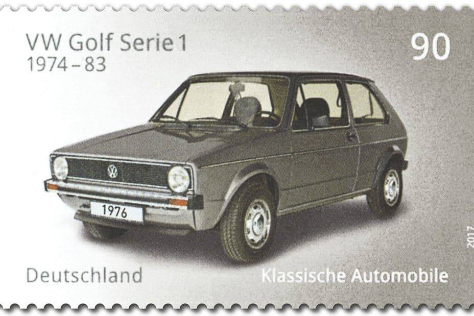 Deutsche Post bringt Golf-Sondermarke 4 der-Autotester