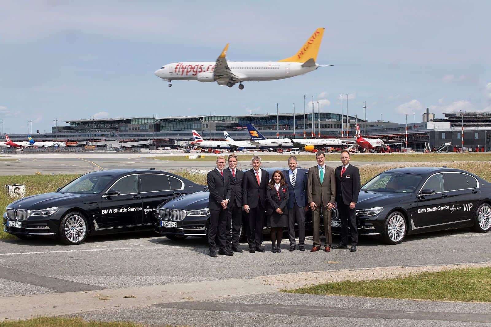 Neue elektrische Flughafen-Flotte 5 der-Autotester