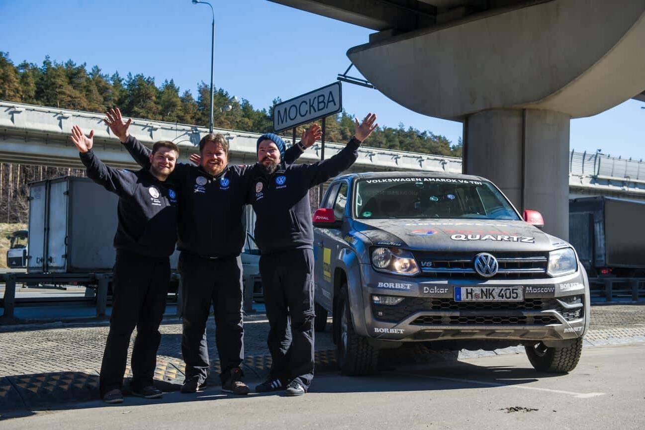 Heimweh nach Moskau? Weltrekordfahrt mit dem VW Amarok 5 der-Autotester