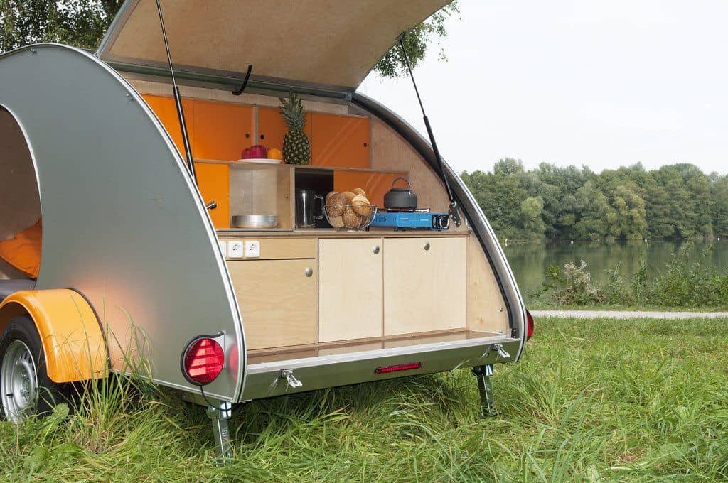 Teardrop Caravan als stylischer Retro-Wohnwagen 2 der-Autotester