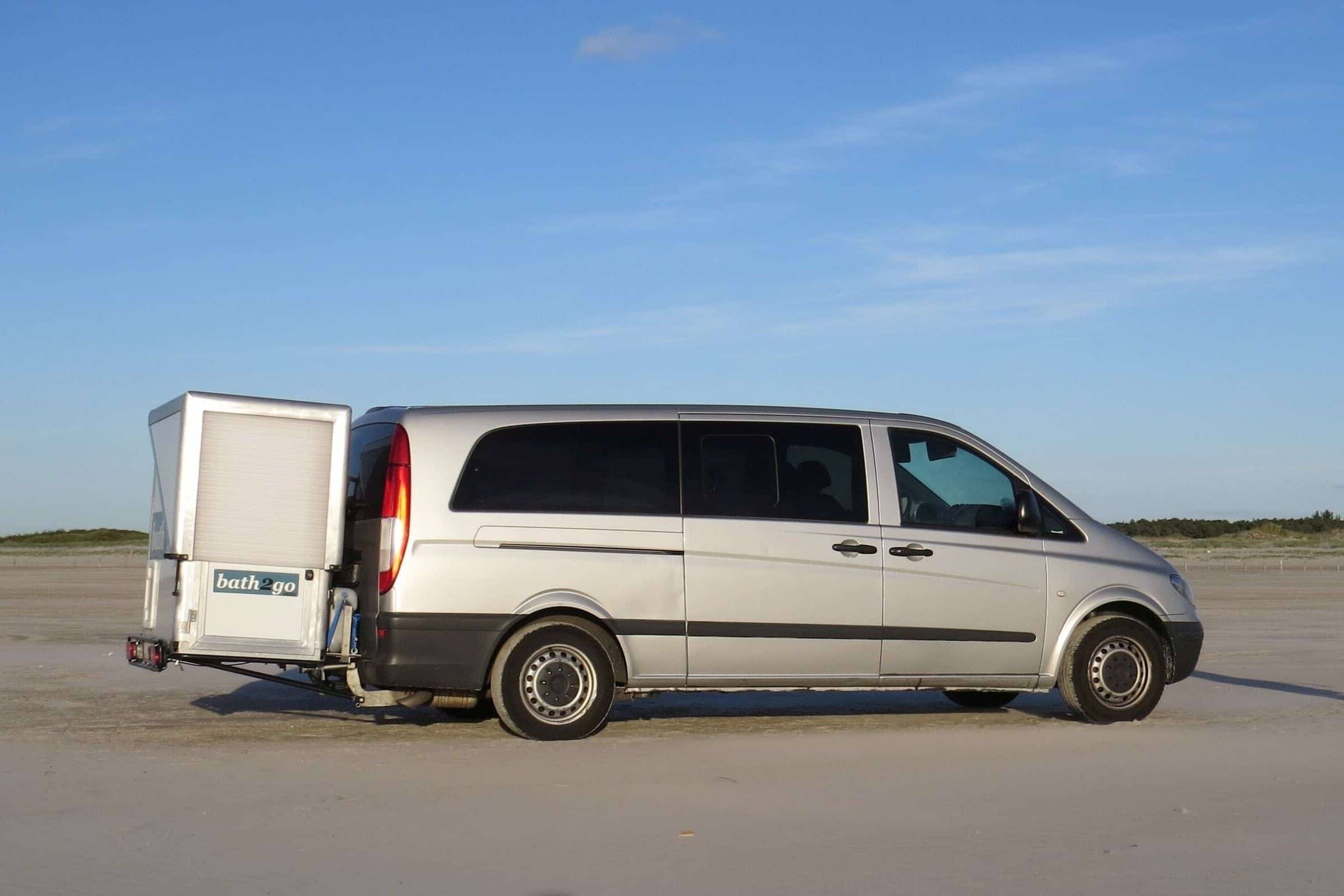 WC-Häuschen am Heck: Bath2go für den Campingbus 3 der-Autotester