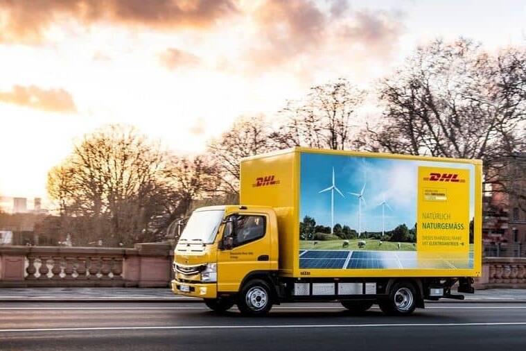 DHL stellt mit dem Fuso E-Canter zu 15 der-Autotester