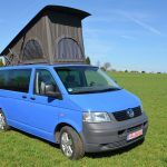 Extrem Flach mit langer Liegefläche: Aufstelldächer von Hilo 4 VW T5 mit Hilo-Auftstelldach