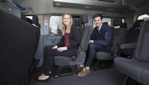 Ford bietet Chariot erstmals in Europa an 3 Ford-Shuttleservice Chariot in London
