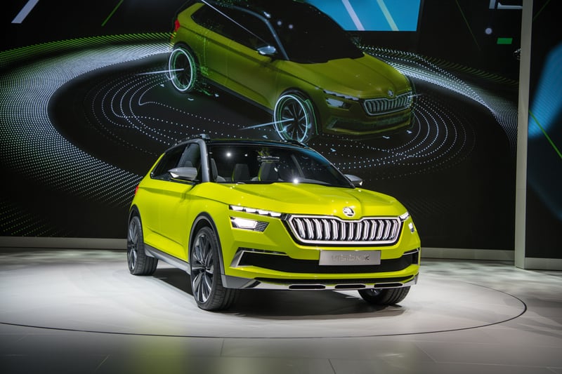 Genf 2018: Skodas Vision von einem dritten SUV, kombiniert Elektroantrieb mit Ergas-Motor 3 Designstudie ŠKODA VISION X