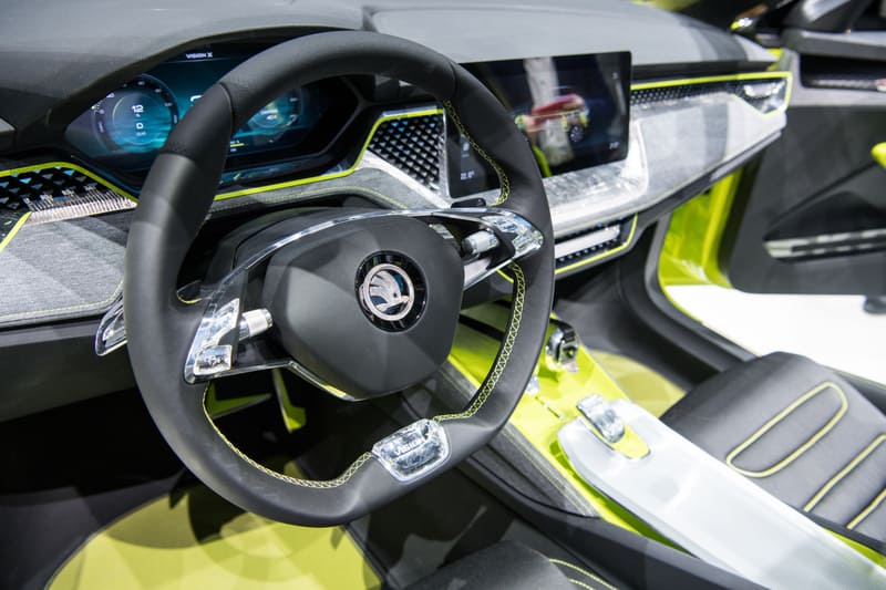 Genf 2018: Skodas Vision von einem dritten SUV, kombiniert Elektroantrieb mit Ergas-Motor 1 Designstudie ŠKODA VISION X