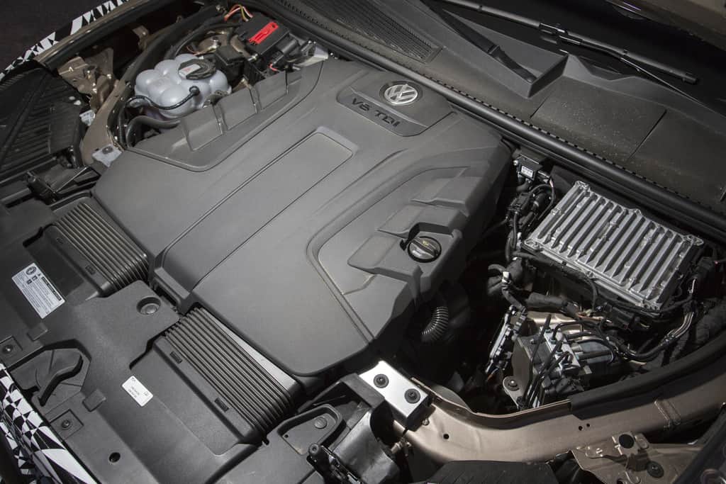 Abnahmefahrt Volkswagen Touareg: Wolfsburg kann noch Oberklasse 10 Volkswagen Touareg