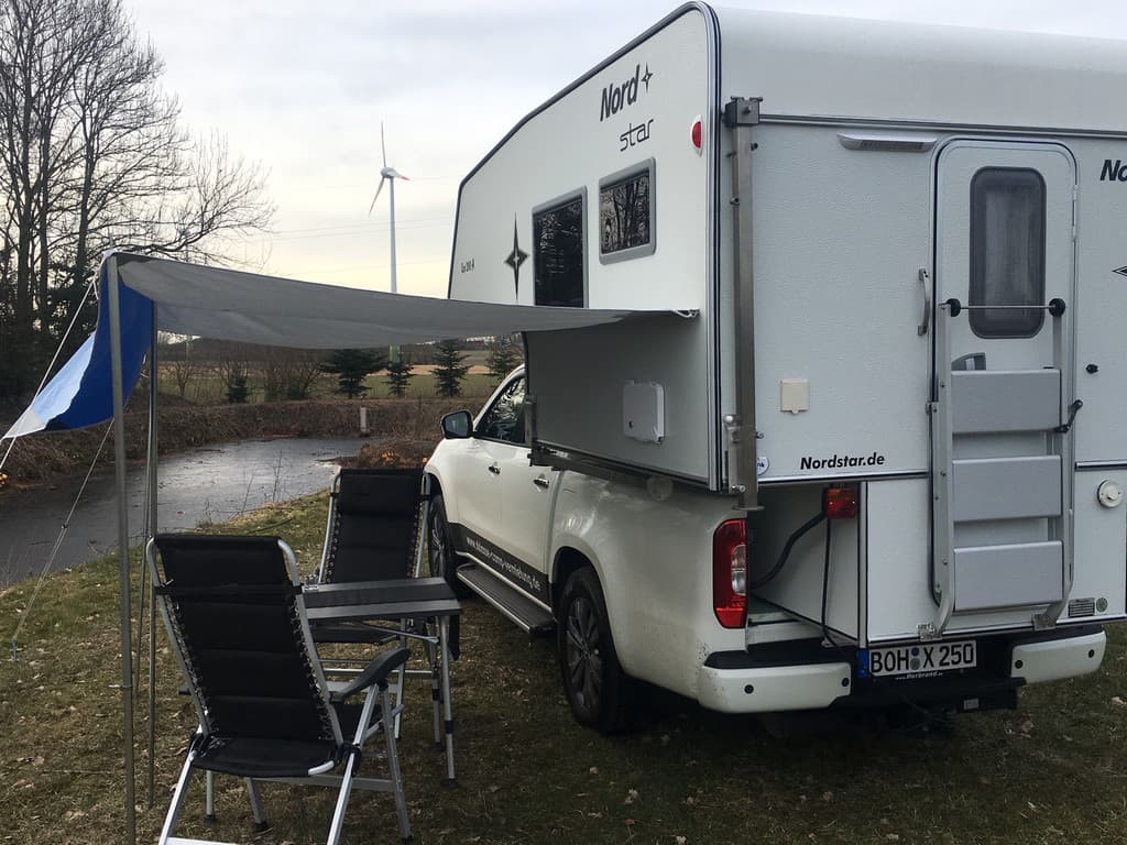 Mercedes-Benz X-Klasse: Rent a Pick-up-Camper 3 Mercedes-Benz X-Klasse mit Nordstar-Wohnkabine
