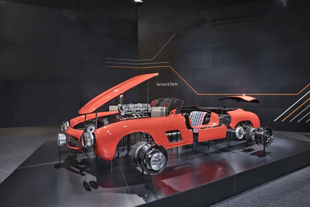 Neue Teile für einen alten Traumwagen 2 Mercedes-Benz Classic präsentierte auf der Techno Classica 2018 sein Erstazteilprogramm für den 300 SL Gullwing.