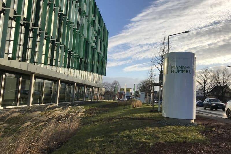 Stationäre Filteranlagen gegen Stuttgarter Feinstaub 2 Feinstaubfilteranlage von Mann + Hummel in Ludwigsburg.