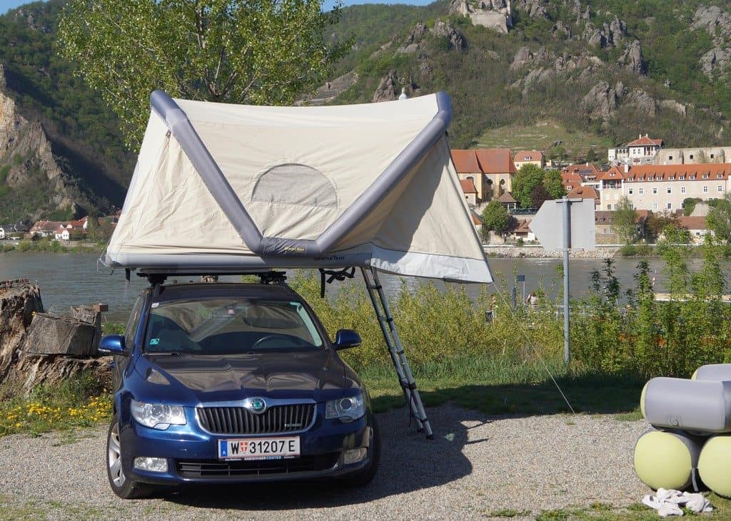Aufblasbares Dachzelt: Gentle Tent GT Roof 4 der-Autotester