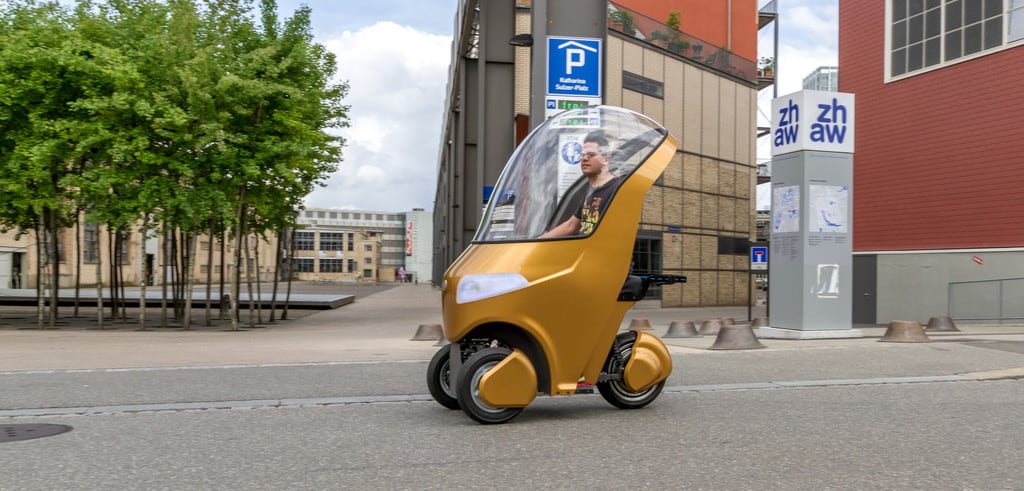 Schweizer bauen City-Stromer auf drei Rädern 1 Bicar