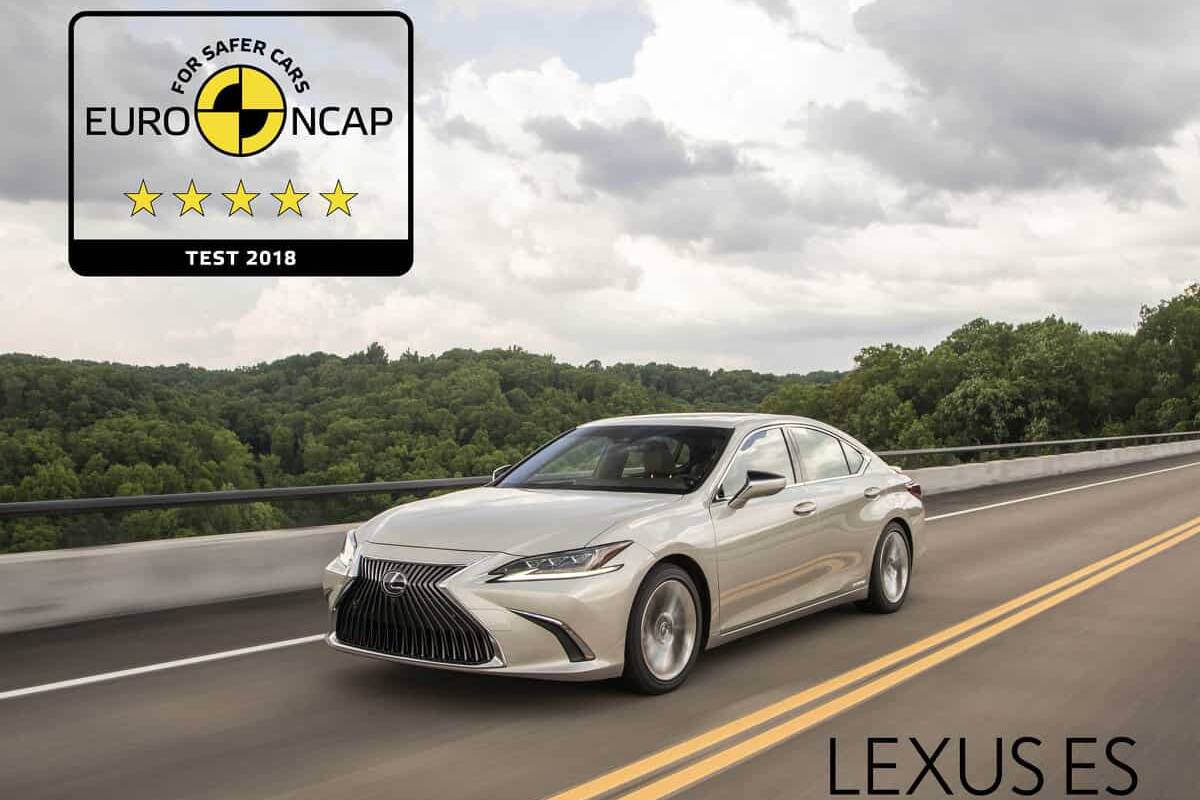 Fünf Sterne im Euro NCAP-Crashtest für den neuen Lexus ES 23 der-Autotester