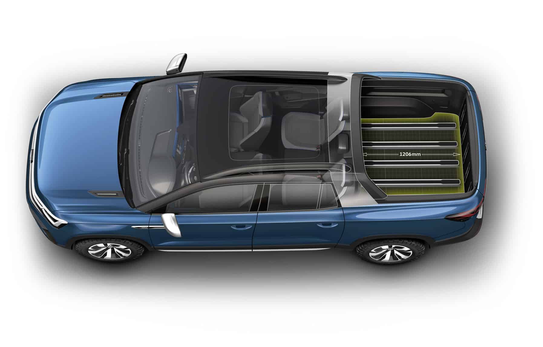Weltpremiere des neuen Tarok Pickup-Konzept 1 Volkswagen Tarok Concept