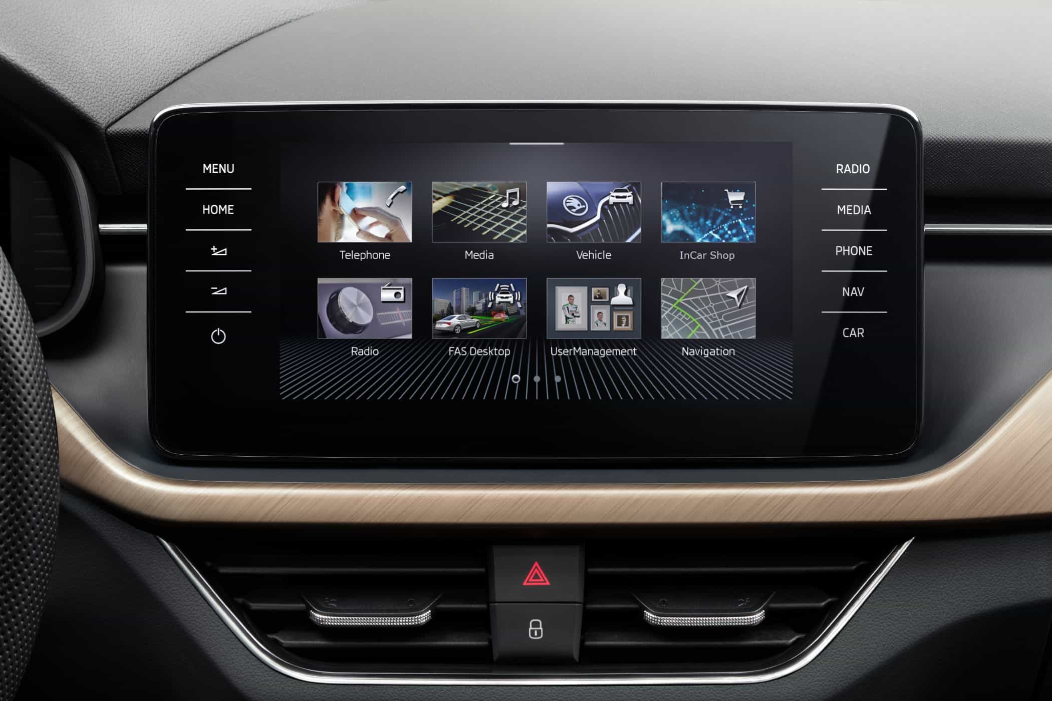 Škoda heizt mit ersten Interieur Fotos vom Scala an 4 Skoda Scala