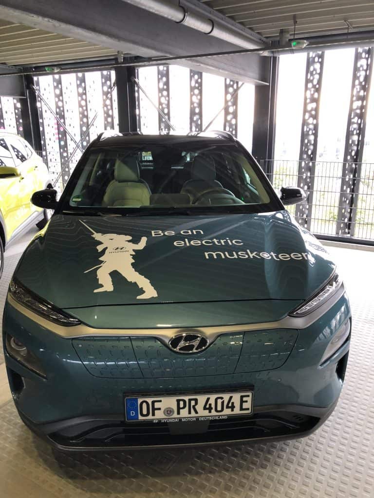 Mit dem Hyundai Kona Elektro - nonstop - von Frankfurt nach Paris 8 Hyundai E Kona von Frankfurt nach Paris