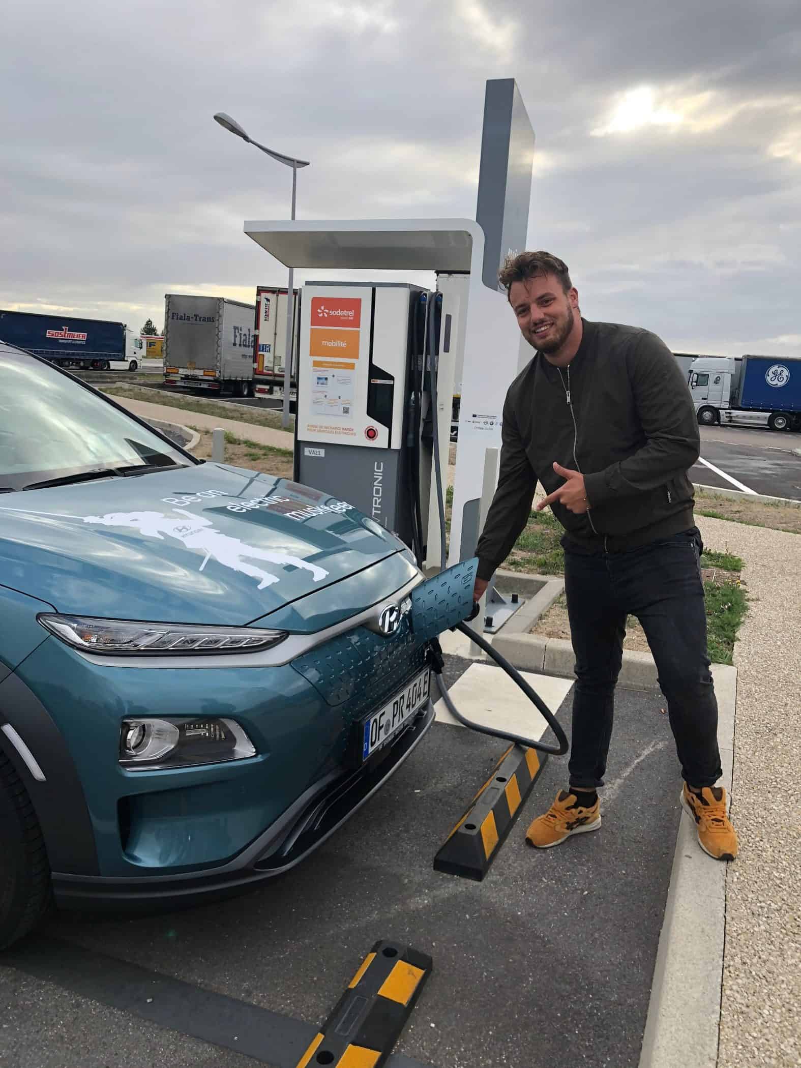 Mit dem Hyundai Kona Elektro - nonstop - von Frankfurt nach Paris 3 der-Autotester
