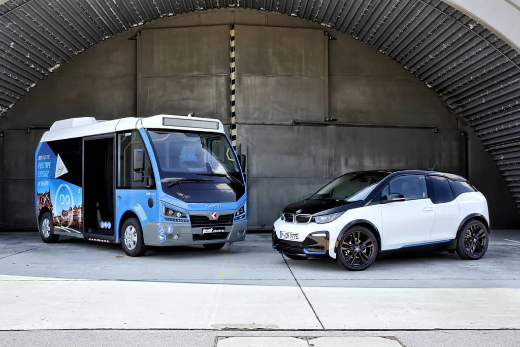 BMW liefert Antrieb für türkischen Elektrobus 1 Der Antrieb aus dem BMW i3 treibt den Karsan Jest electric an.