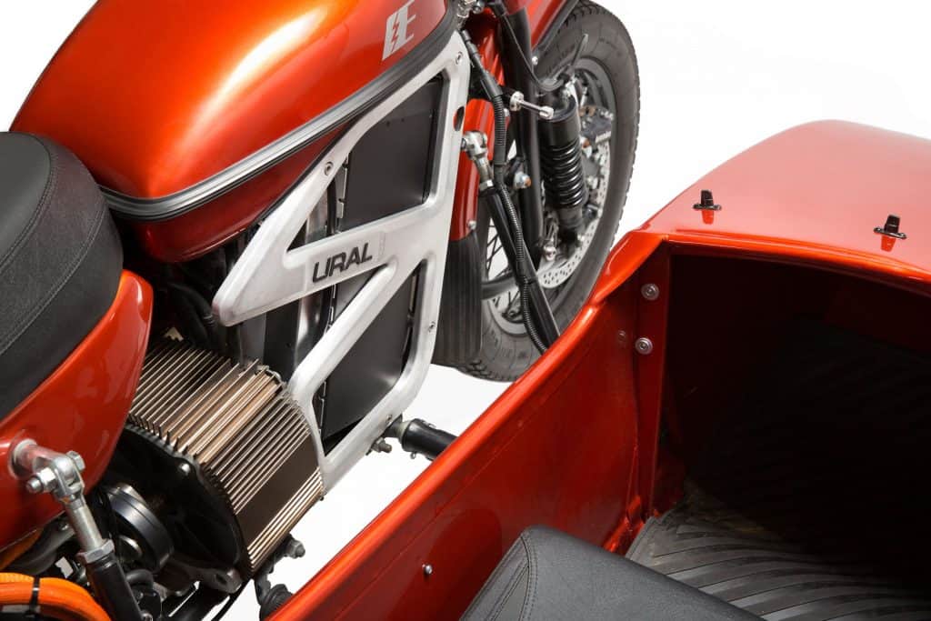 Ural setzt sein Gespann unter Strom 5 Elektro-Ural (Prototyp).